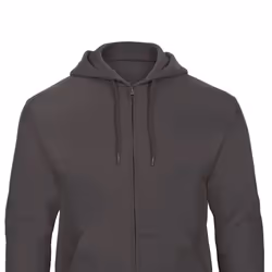 B&C Unisex Adult ID.205 50/50 Full Zip Hoodie - XS, Anthracite