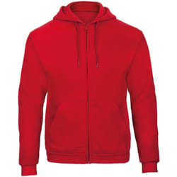 B&C Unisex Adult ID.205 50/50 Full Zip Hoodie - XXL, Red