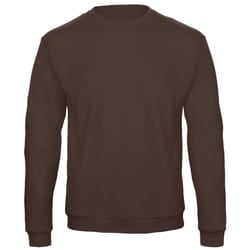 B&C Mens ID.202 50/50 Sweatshirt - S, Brown
