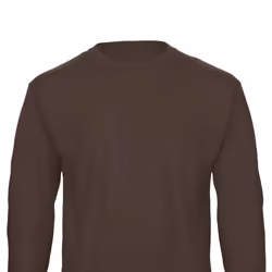 B&C Mens ID.202 50/50 Sweatshirt - S, Brown