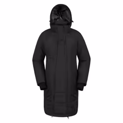 Mountain Warehouse Womens/Ladies Amethyst Long Maternity Padded Jacket - 8 UK, Black