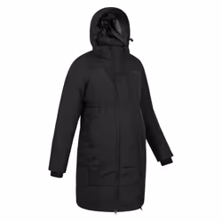 Mountain Warehouse Womens/Ladies Amethyst Long Maternity Padded Jacket - 8 UK, Black
