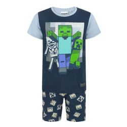 Minecraft Boys Undead Short Pyjama Set - 8 Years, Blue