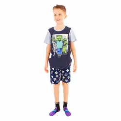 Minecraft Boys Undead Short Pyjama Set - 8 Years, Blue