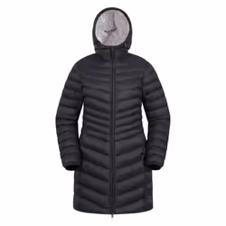 Mountain Warehouse Womens/Ladies Florence Faux Fur Lined Padded Jacket - 8 UK, Black