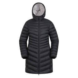 Mountain Warehouse Womens/Ladies Florence Faux Fur Lined Padded Jacket - 14 UK, Black