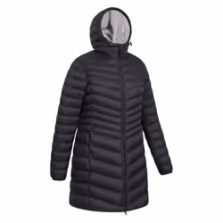 Mountain Warehouse Womens/Ladies Florence Faux Fur Lined Padded Jacket - 14 UK, Black