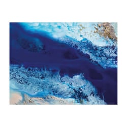 Petra Meikle De Vlas Out Of The Blue Print - 40cm x 50cm, Blue