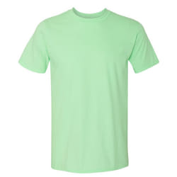 Gildan Mens Short Sleeve Soft-Style T-Shirt - S, Mint Green