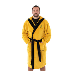 Star Trek Mens Logo Dressing Gown - M, Yellow