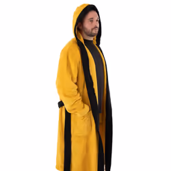 Star Trek Mens Logo Dressing Gown - XL, Yellow