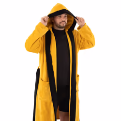 Star Trek Mens Logo Dressing Gown - XL, Yellow