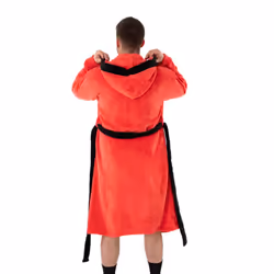 Star Trek Mens Logo Dressing Gown - XL, Red
