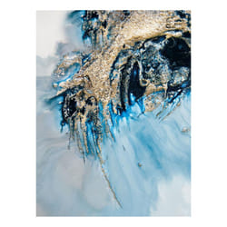Petra Meikle De Vlas Earthly Motions Canvas Print - 50cm x 40cm, Blue/Gold