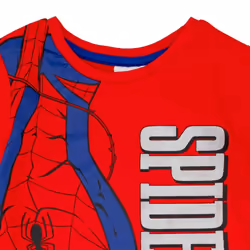 Spider-Man Boys Contrast Short Pyjama Set - 5-6 Years, Red/Blue