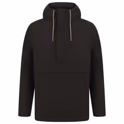Front Row Unisex Adult Pull Over Half Zip Jacket - XS, Black