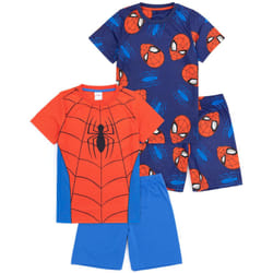 Spider-Man Childrens/Kids Pyjama Set (Pack of 2) - 6-7 Years, Blue/Red