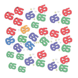 Amscan Foil 65th Birthday Confetti