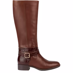 Geox Womens/Ladies Felicity Leather Boots - 5 UK, Brown