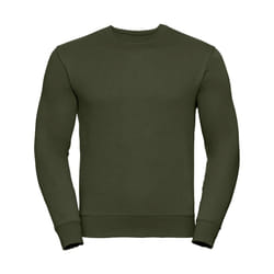 Russell Mens Set-in Sweatshirt - M, Olive