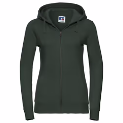 Russell Womens/Ladies Authentic Full Zip Hoodie - XS, Bottle Green