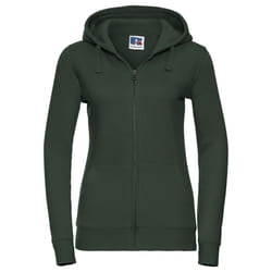Russell Womens/Ladies Authentic Full Zip Hoodie - XS, Bottle Green
