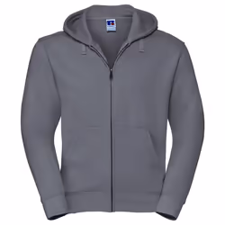 Russell Mens Authentic Full Zip Hoodie - XL, Convoy Grey