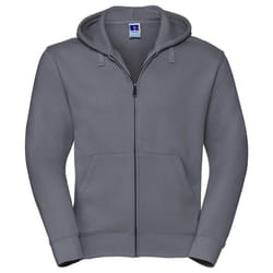 Russell Mens Authentic Full Zip Hoodie - XS, Convoy Grey