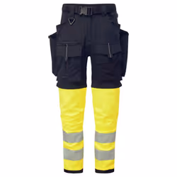 Portwest Unisex Adult Ultimate Modular Contrast 3 in 1 Trousers - 40R, Black/Yellow