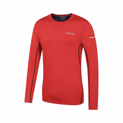 Mountain Warehouse Mens Vault Recycled Top - XS, Active Red