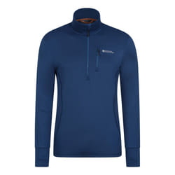 Mountain Warehouse Mens Marathon Fleece Top - XS, Blue
