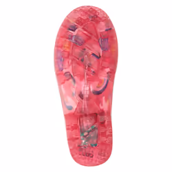 Mountain Warehouse Childrens/Kids Splash Unicorn And Rainbow Light Up Wellington Boots - 9 UK Child, Bright Pink