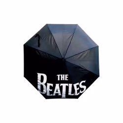 The Beatles Drop T Logo Folding Umbrella - One Size, Black/White