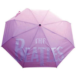 The Beatles Drop T Logo Folding Umbrella - One Size, Pink/White
