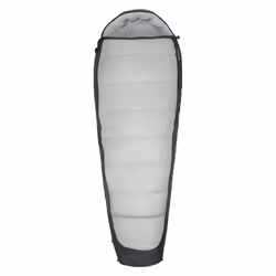 Mountain Warehouse Microlite 1400 Right Zip Winter Mummy Sleeping Bag - 200cm, Dark Grey