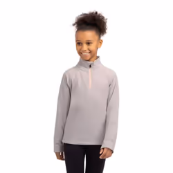 Trespass Childrens Girls Meadows Fleece - 7-8 Years, Pale Grey