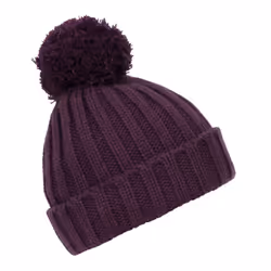 Trespass Childrens/Kids Thorns Bobble Hat - 5-7 Years, Potent Purple