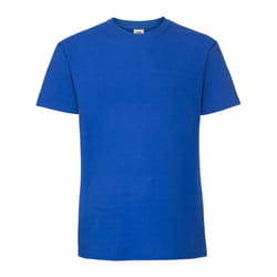 Fruit of the Loom Mens Iconic Premium Ringspun Cotton T-Shirt - XL, Royal Blue