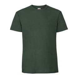 Fruit of the Loom Mens Iconic Premium Ringspun Cotton T-Shirt - S, Bottle Green