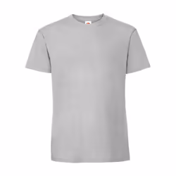 Fruit of the Loom Mens Iconic Premium Ringspun Cotton T-Shirt - XXL, Zinc