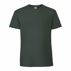 Fruit of the Loom Mens Iconic Premium Ringspun Cotton T-Shirt - XL, Bottle Green