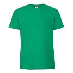 Fruit of the Loom Mens Iconic Premium Ringspun Cotton T-Shirt - XL, Kelly Green