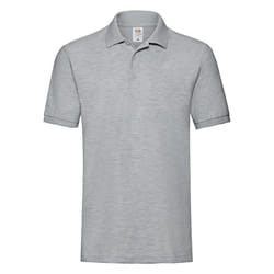Fruit Of The Loom Premium Mens Short Sleeve Polo Shirt - 2XL, Athletic Heather