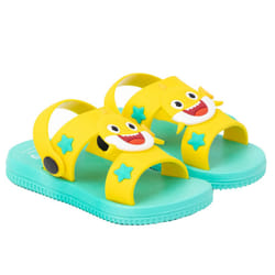 Baby Shark Childrens/Kids Sandals - 9 UK Child, Yellow/Blue