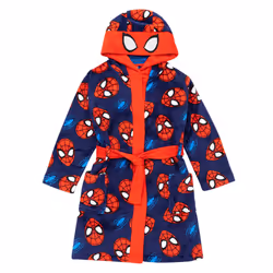 Spider-Man Boys Dressing Gown - 8-9 Years, Blue/Red
