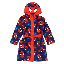 Spider-Man Boys Dressing Gown - 8-9 Years, Blue/Red