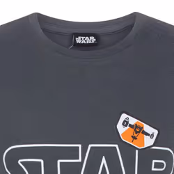 Star Wars: The Last Jedi Girls Badge T-Shirt - 9-10 Years, Grey