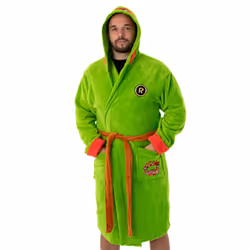 Teenage Mutant Ninja Turtles Mens Raphael Robe - S, Green