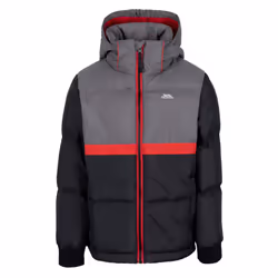 Trespass Childrens/Kids Strewd Contrast Zip Padded Jacket - 7-8 Years, Black