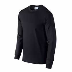 Gildan Mens Long Sleeve Hammer Shirt - L, Black